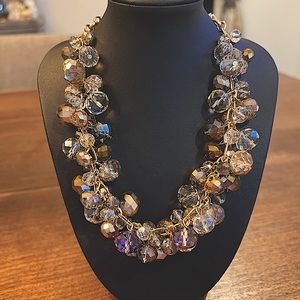 Beautiful formal crystal necklace.